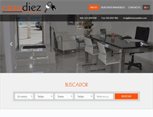 Tablet Screenshot of inmocasadiez.com